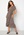 Happy Holly Evie puff sleeve wrap dress Brown / Patterned bubbleroom.no