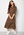Happy Holly Serene puff sleeve dress Brown / Patterned bubbleroom.no