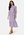 Happy Holly Serene puff sleeve dress Lavender / Patterned bubbleroom.no