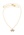 LILY AND ROSE Petite Antoinette Bow Necklace Crystal Gold bubbleroom.no