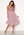 Moments New York Casia Pleated Dress Old rose bubbleroom.no