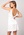 Moments New York Laylani Satin Dress White bubbleroom.no