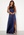 Moments New York Laylani Satin Gown Navy bubbleroom.no