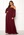 Moments New York Liliane Pleated Gown Wine-red bubbleroom.no