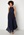 Moments New York Linnea Pleated Gown Navy bubbleroom.no