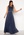Moments New York Ophelia Lurex Gown Navy bubbleroom.no
