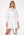 Sara Sieppi x Bubbleroom Belted Shirt Dress White bubbleroom.no