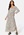 VILA Marina V-Neck 3/4 Ancle Dress Asphalt AOP:Mesa
 bubbleroom.no