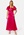 VILA Sittas V-Neck S/S Maxi Dress Pink Yarrow Detail:
 bubbleroom.no