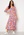 Y.A.S Alira 3/4 Long Dress Soft Pink AOP:Vio P bubbleroom.no