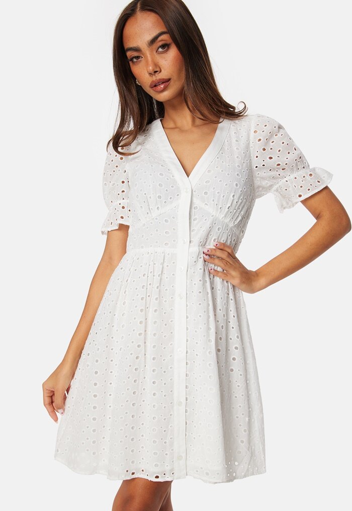 BUBBLEROOM Nettie Broderi Anglaise Dress