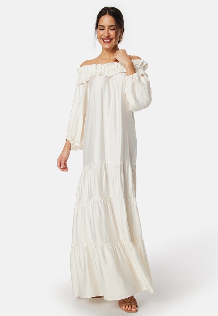 Bubbleroom Occasion Off Shoulder Maxi Dress