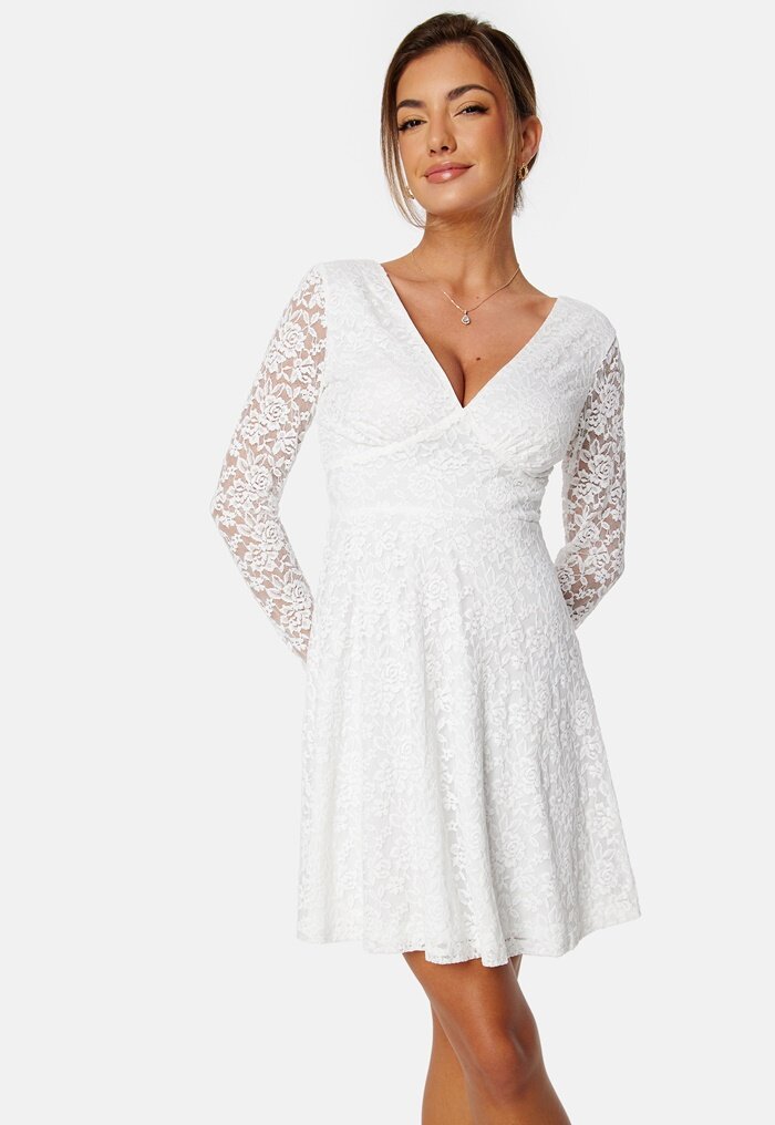 Bubbleroom Occasion Long Sleeve Lace Dress