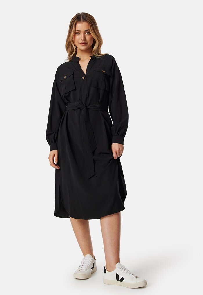 BUBBLEROOM Shaima Cargo Shirt Dress