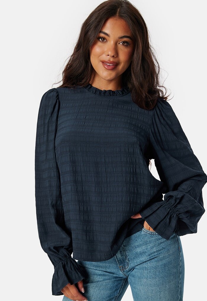 BUBBLEROOM Viscose Frill Blouse