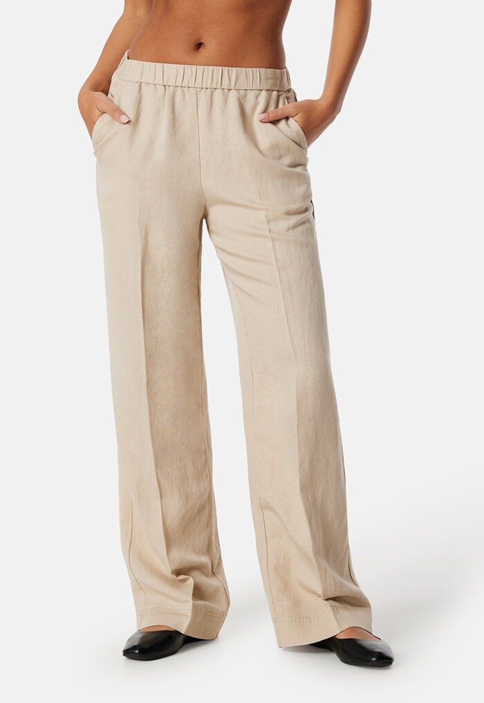 GANT Linen Blend Pull On Pants