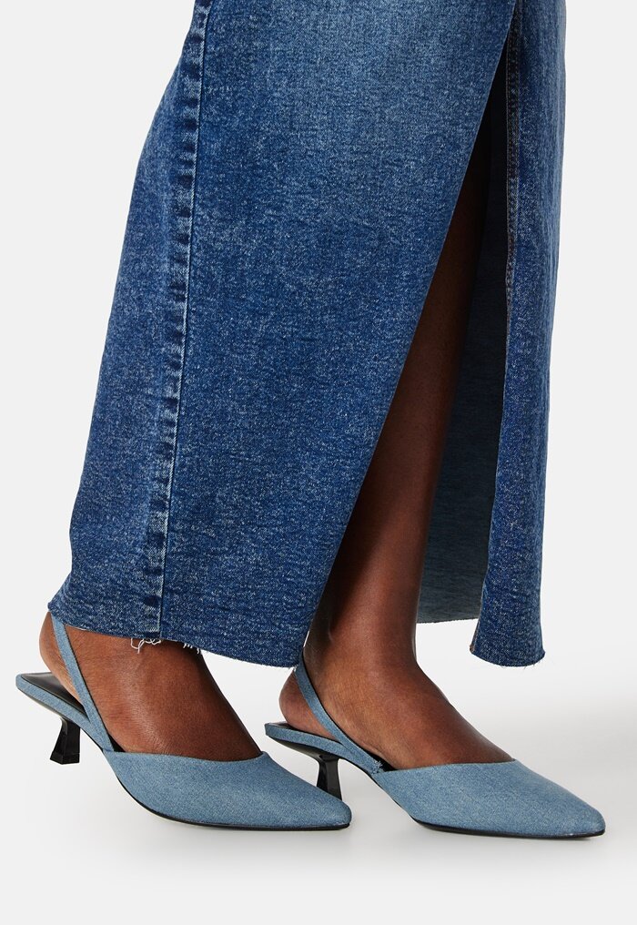 ONLY Coco-4 Denim Slingback Pump