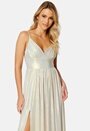 Siri Sparkling Pleated Gown