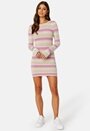Vianey striped knitted dress