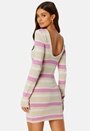Vianey striped knitted dress