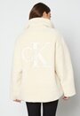 Back Embroidery Sherpa Jacket