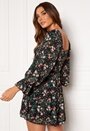 Charlotte Square Neck Puff Sleeves Dress