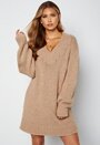 Chunky knitted sweater dress