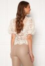 Temple Lace Puff Top