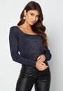 Square Neck Knitted Top