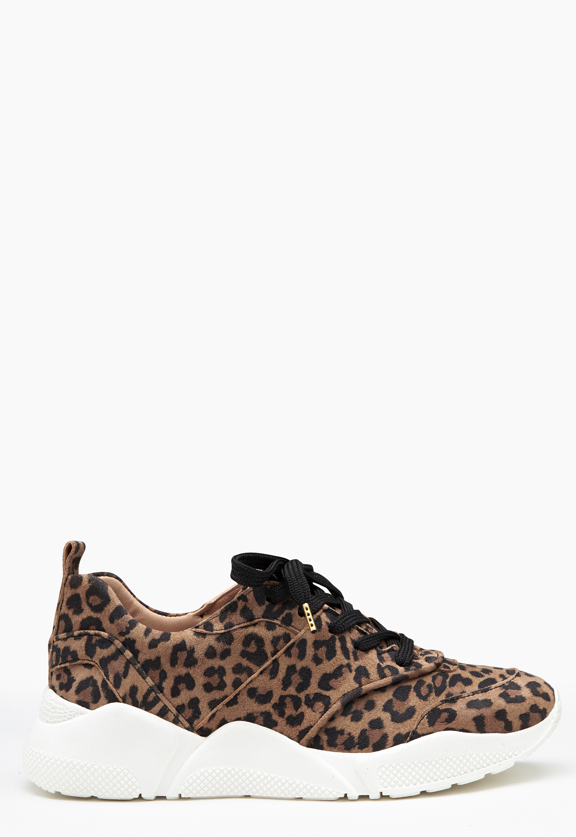 Billi Bi Leopard Suede Sneakers Leopard 