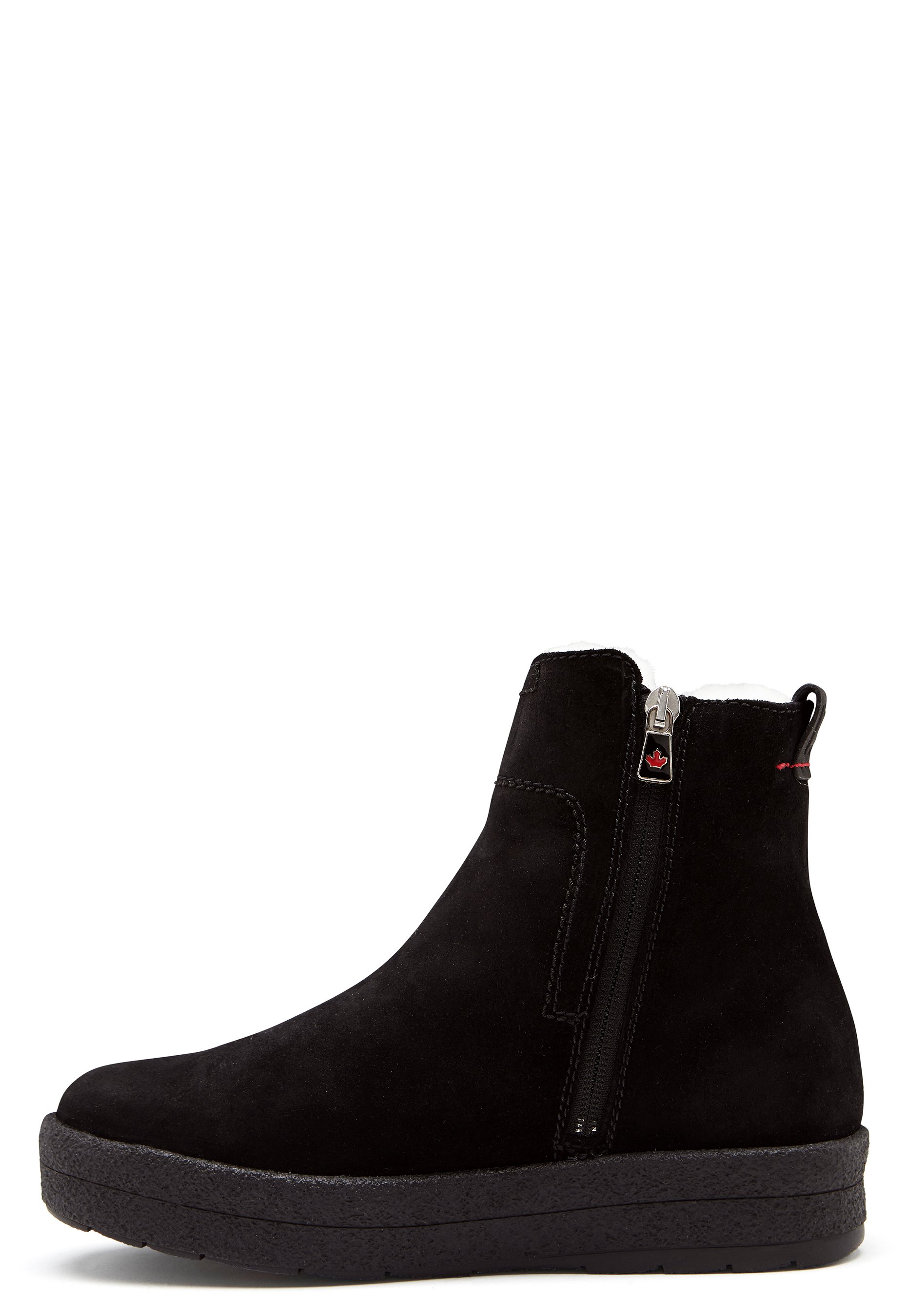 canada snow mount baker boots black suede